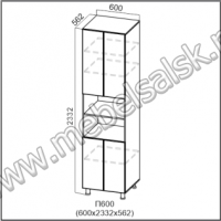 П600 2332 Пенал Кухня Венеция